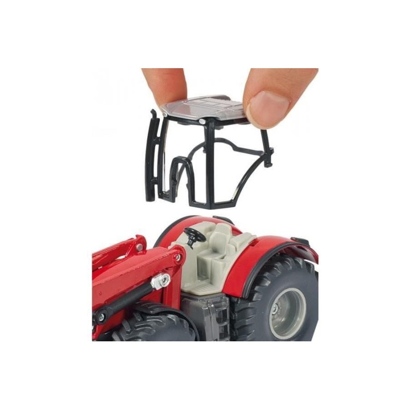 Siku, трактор Massey Ferguson с погрузчиком, модель автомобиля, 1985 г.