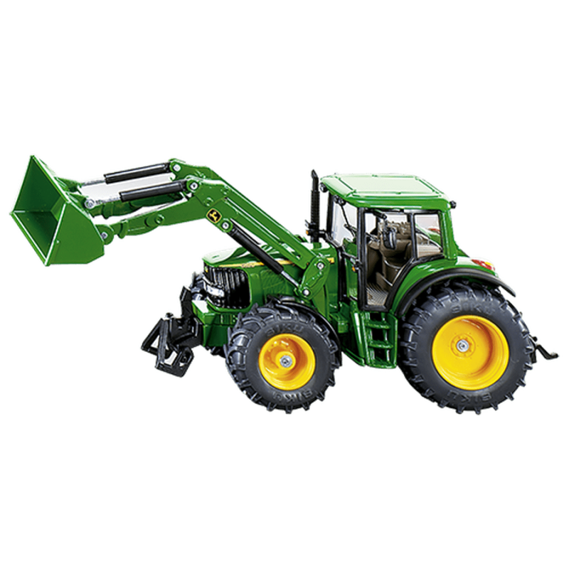 Siku, трактор John Deere с передним погрузчиком, модель автомобиля, 3652