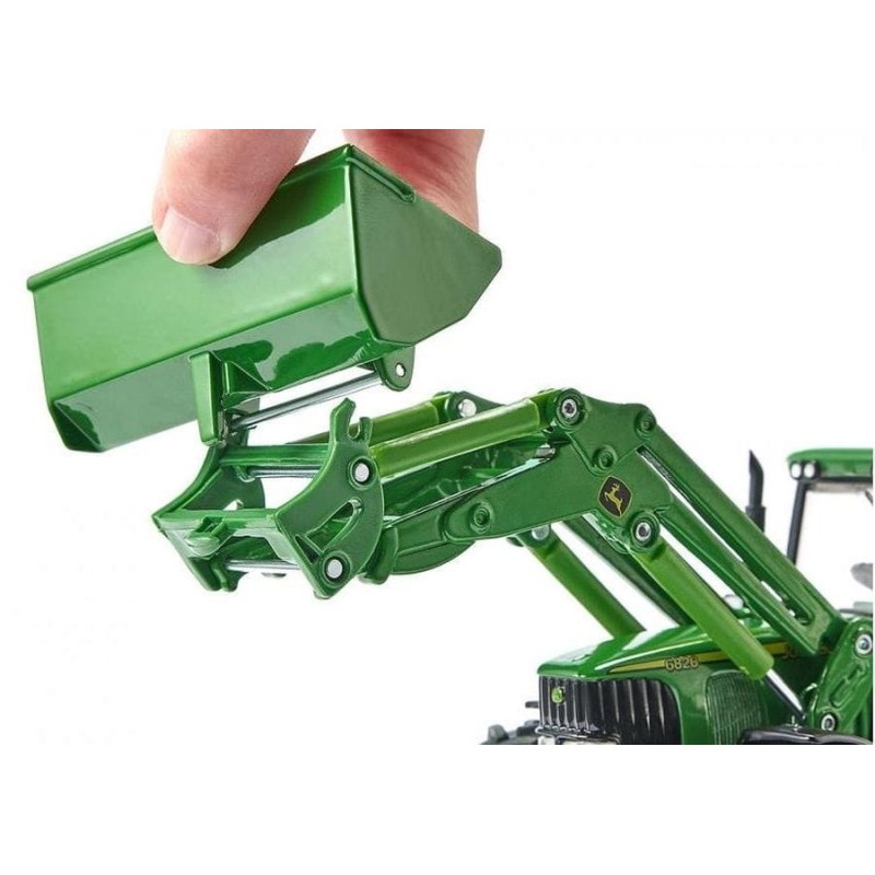 Siku, трактор John Deere с передним погрузчиком, модель автомобиля, 3652