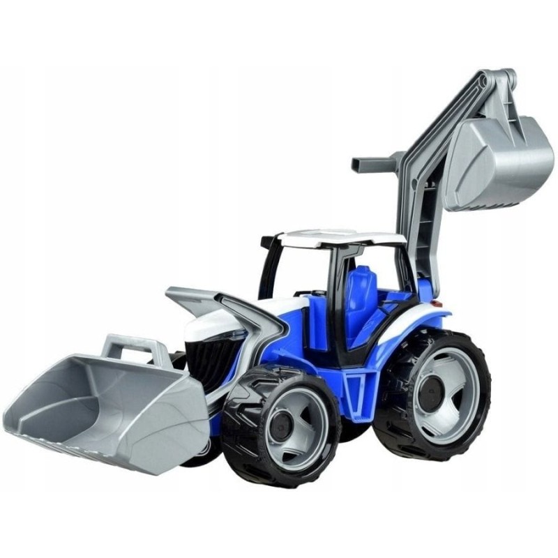 Лена, трактор с элементами бульдозера и экскаватора