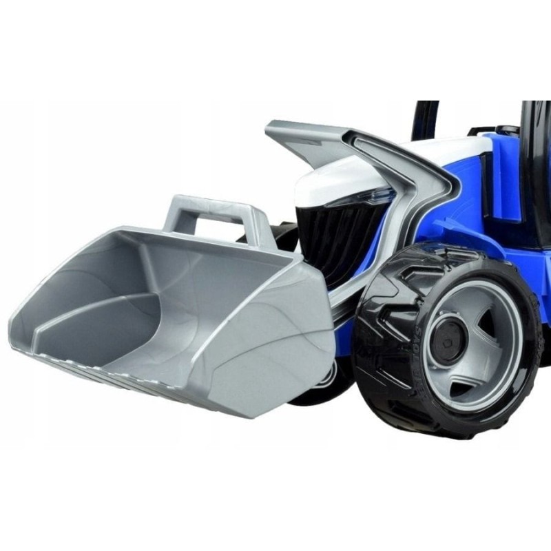 Лена, трактор с элементами бульдозера и экскаватора