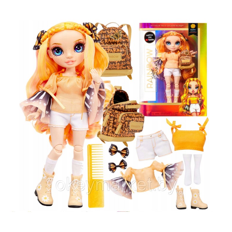 Кукла Rainbow High Поппи Роуан серия Подростки 579960