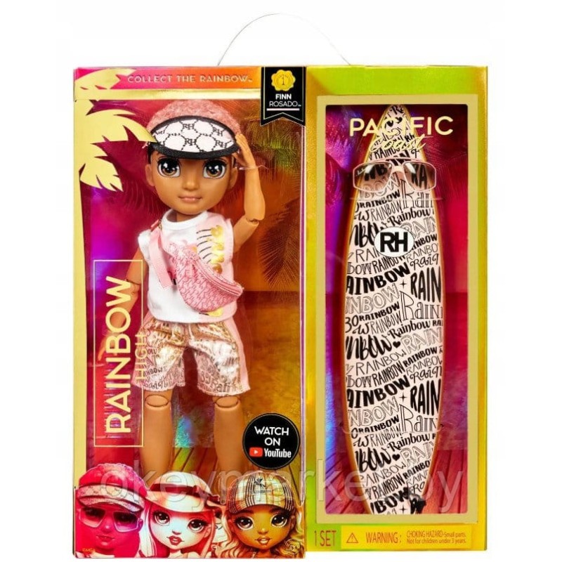 Кукла Rainbow High Финн Розадо серия Pacific Coast 581888