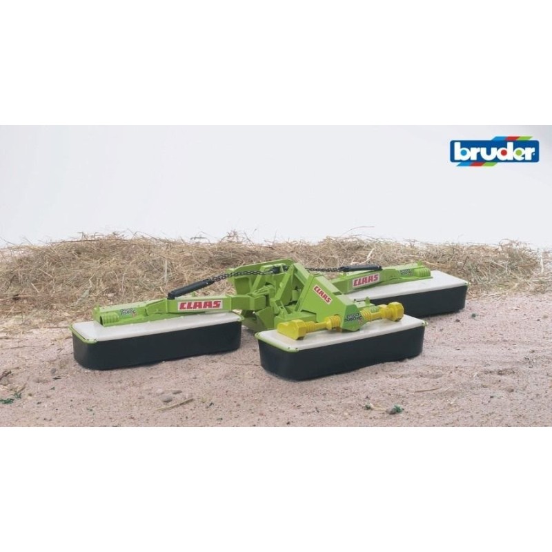 Bruder, трехсекционная газонокосилка Claas Disco 8550 C Plus