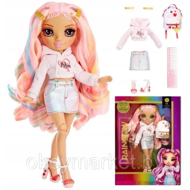 Кукла Rainbow High Киа Харт Средняя Школа (3 серия), 590781
