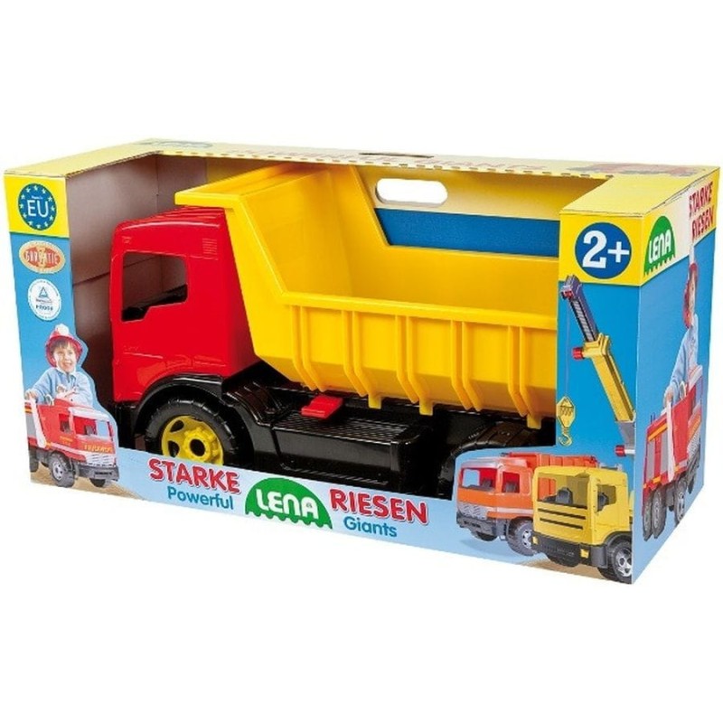Лена, Giants Dump Truck, самосвал, автомобиль в картонной коробке, 62 см