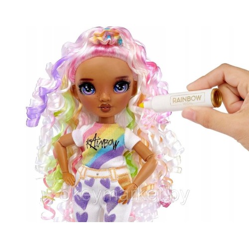 Кукла Rainbow High с фиолетовыми глазами серия Color & Create 594147