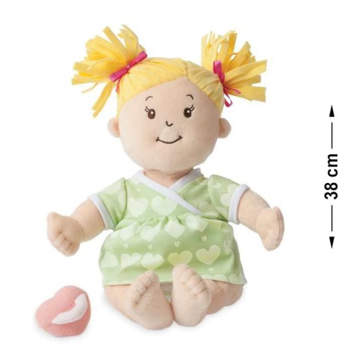 Manhattan Toy, блондинка с кисточками, кукла с соской