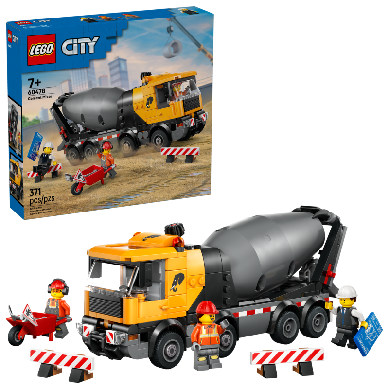 60478 LEGO City Бетономешалка