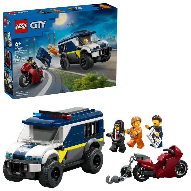 60479 LEGO City Полицейский фургон для перевозки заключенных