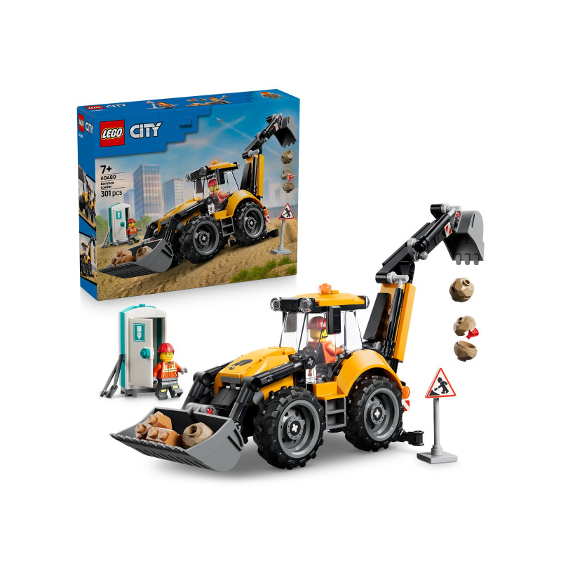 60480 LEGO City Экскаватор-погрузчик