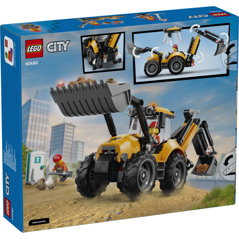 60480 LEGO City Экскаватор-погрузчик