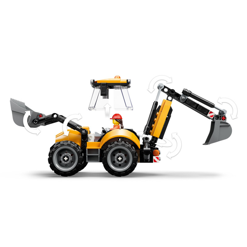 60480 LEGO City Экскаватор-погрузчик