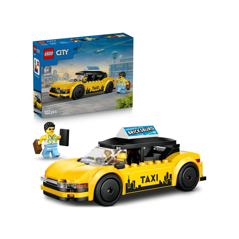 60487 LEGO City Желтое Такси