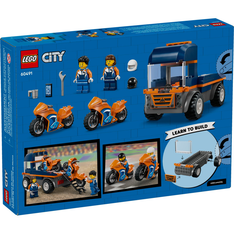 60491 LEGO City Мотоциклетный транспортер
