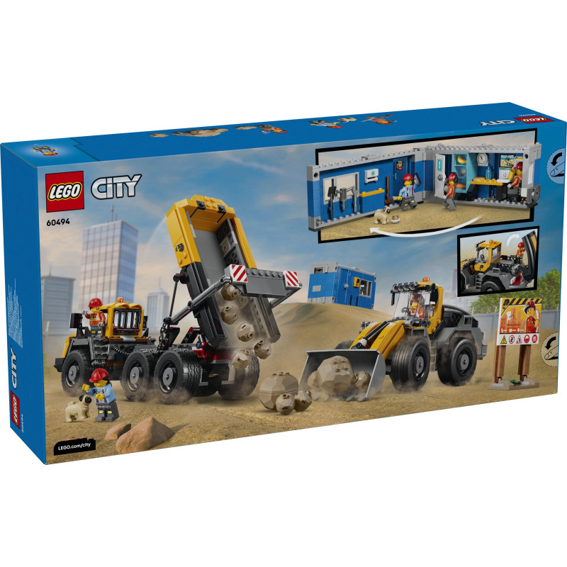 60494 LEGO City Самосвал и фронтальный погрузчик