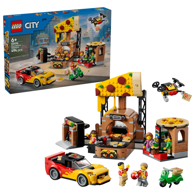 60496 LEGO City Пиццерии и транспортные средства для доставки