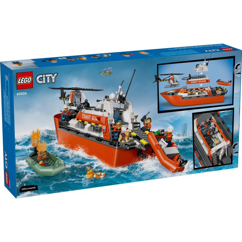 60504 LEGO City Спасательный катер и вертолет береговой охраны