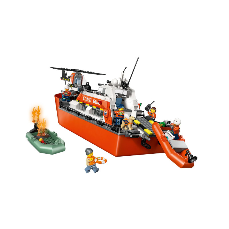 60504 LEGO City Спасательный катер и вертолет береговой охраны