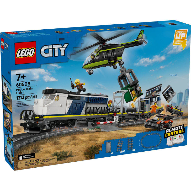 60508 LEGO City Ограбление полицейского поезда