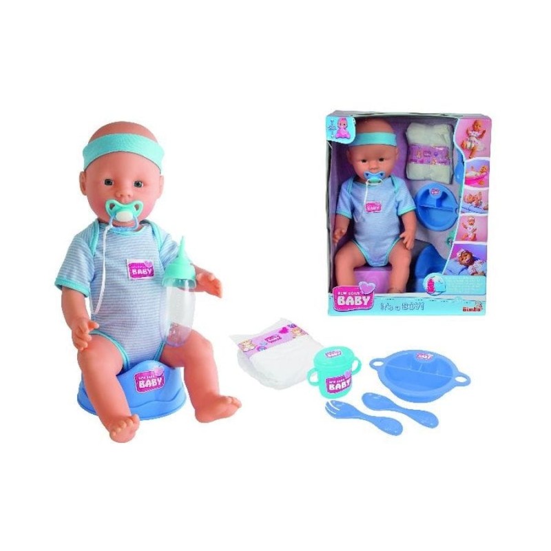 Simba, новорожденный ребенок, детская кукла, мальчик, 43 см