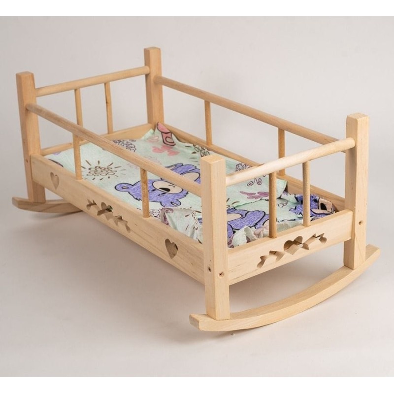 Малимас, колыбель, деревянная