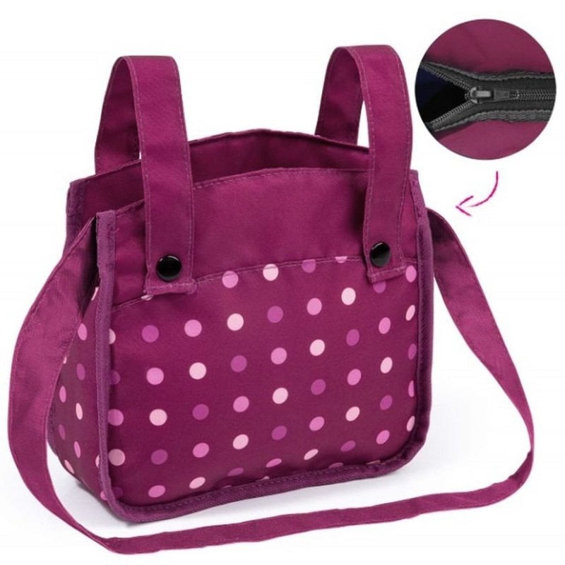 Bayer Design, Neo Vario Combi, глубокая кукольная тележка с сумкой, бордовый