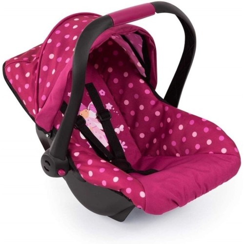 Bayer Design, Deluxe, кукольное автокресло с балдахином, бордовый