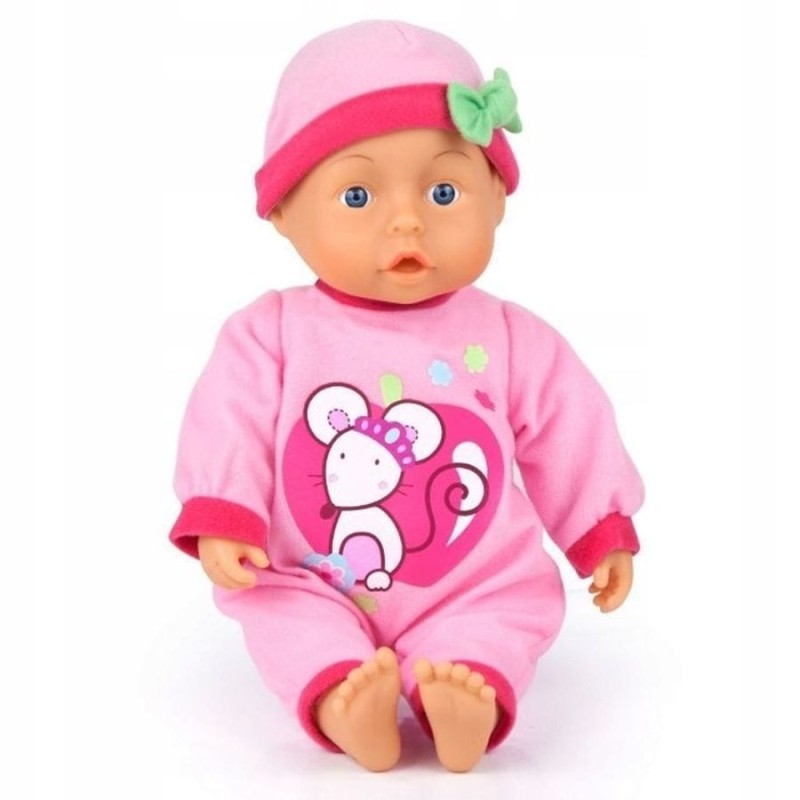 Bayer Design, First Words Baby, интерактивная детская кукла, розовый, 28 см