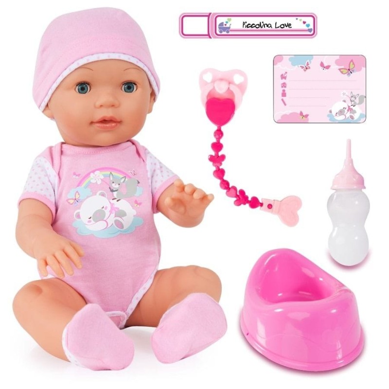 Bayer Design, Piccolina Love, интерактивная детская кукла с аксессуарами, 42 см
