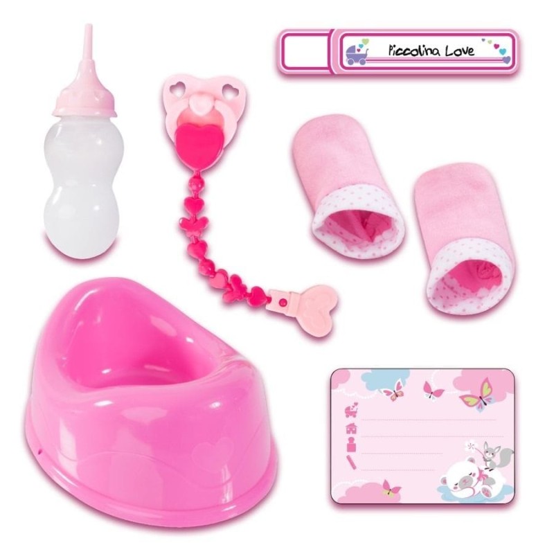 Bayer Design, Piccolina Love, интерактивная детская кукла с аксессуарами, 42 см