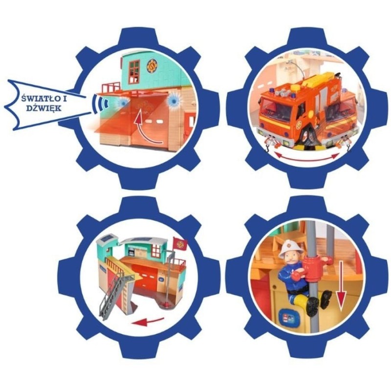 Симба, Пожарный Сэм, пожарная часть, тренировочная башня