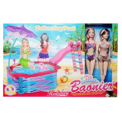 Swede, кукла в бассейне