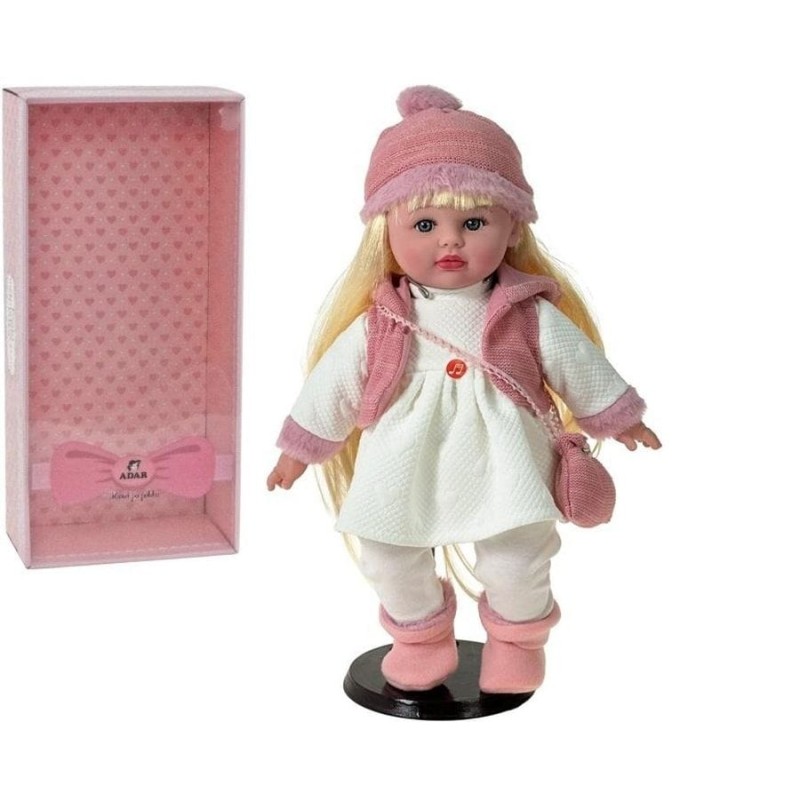 Adar, кукла-младенец с польским звуком, в зимней одежде, 40 см