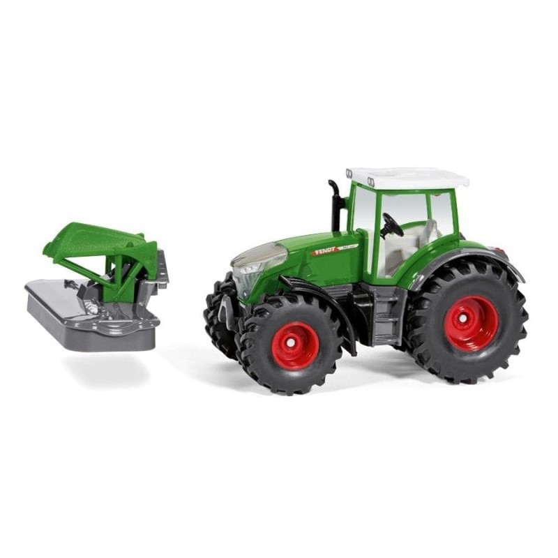Siku, трактор Fendt 942 Vario с торцевой косилкой, модель автомобиля, 2000 г.