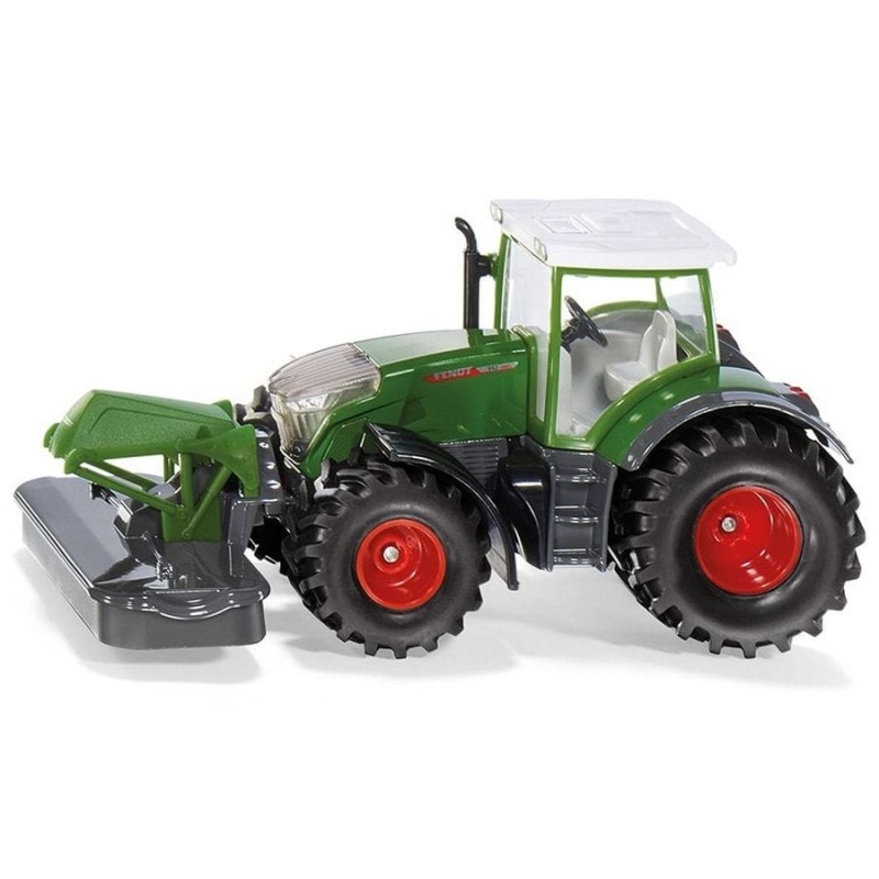 Siku, трактор Fendt 942 Vario с торцевой косилкой, модель автомобиля, 2000 г.