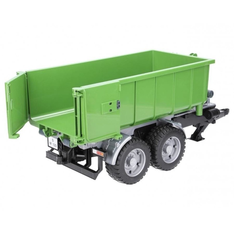 Bruder, прицеп с контейнером для тракторов, зеленый