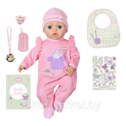 Кукла интерактивная Baby Annabell Active Annabell 43 см - Zapf Creation 706626