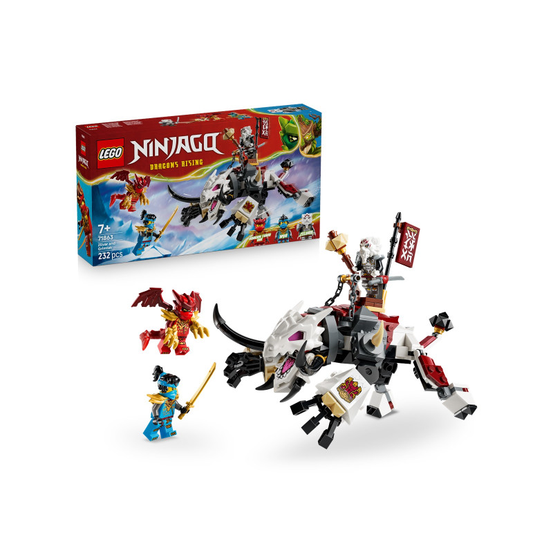 71863 LEGO Ninjago Зилвар и дракон-зверь Гримтак