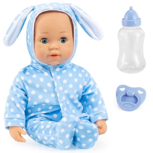 Bayer Design, Anna, First Words Baby, интерактивная детская кукла, кролик, синий, 38 см