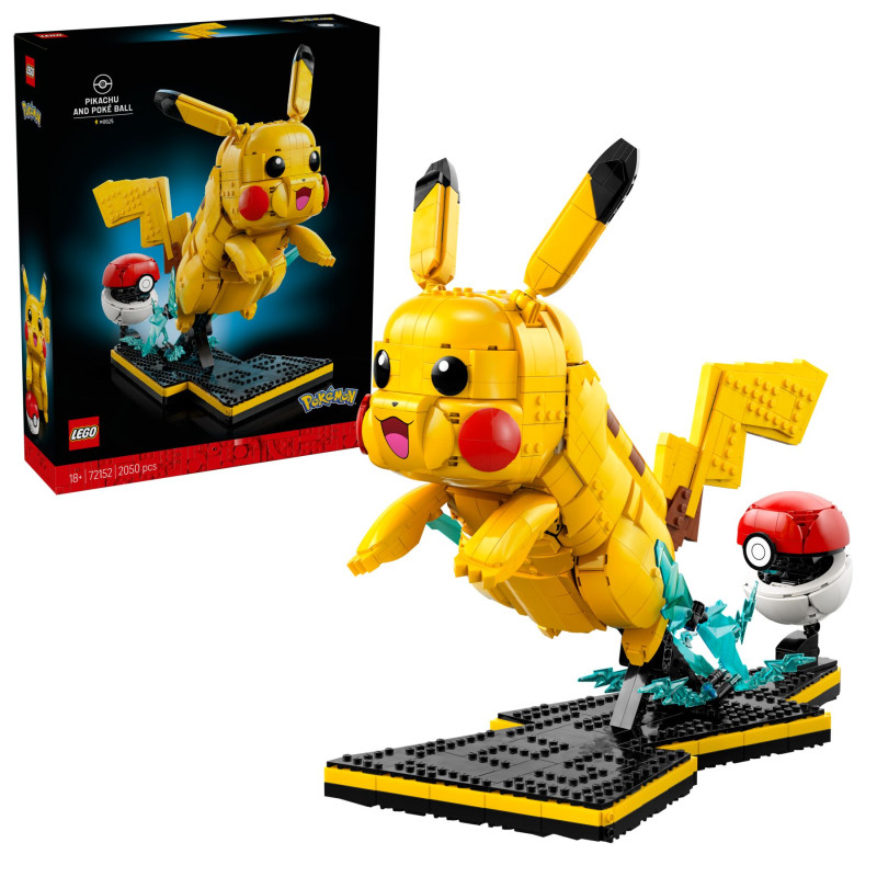 72152 LEGO Pokemon Пикачу и покебол
