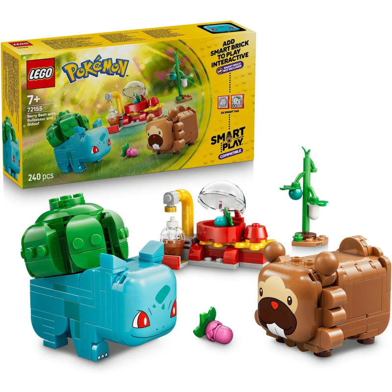 72155 LEGO Pokemon Smart Play Ягодная вечеринка с Бульбазавром и Бидуфом