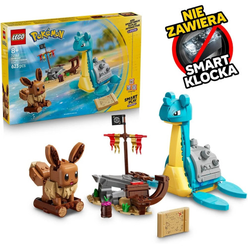 72162 LEGO Pokemon Smart Play Поиск сокровищ Иви и Лапраса