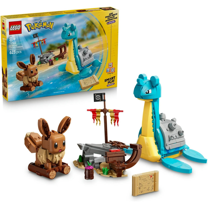 72162 LEGO Pokemon Smart Play Поиск сокровищ Иви и Лапраса