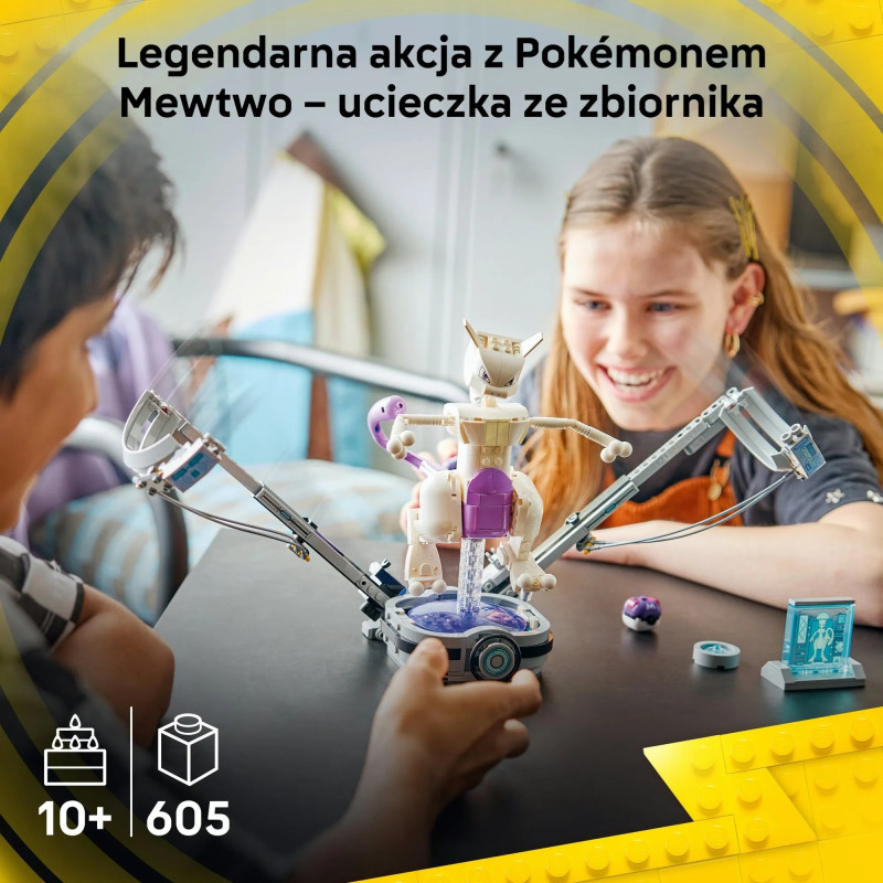 72163 LEGO Pokemon Smart Play Перерыв в лаборатории Мьюту