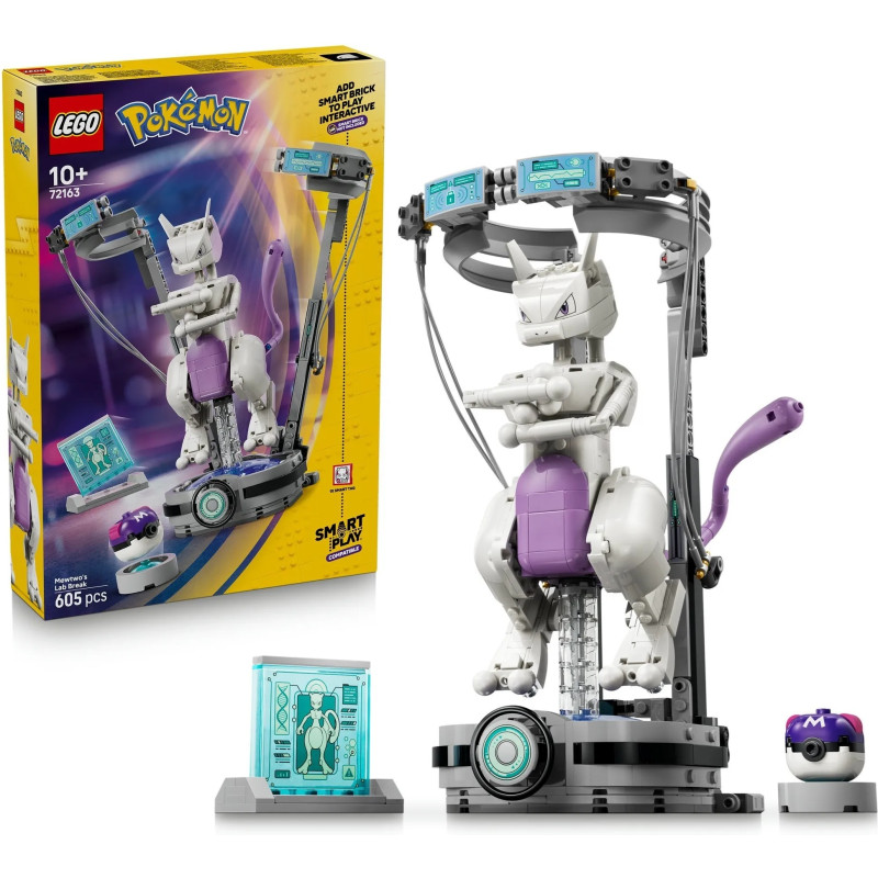 72163 LEGO Pokemon Smart Play Перерыв в лаборатории Мьюту