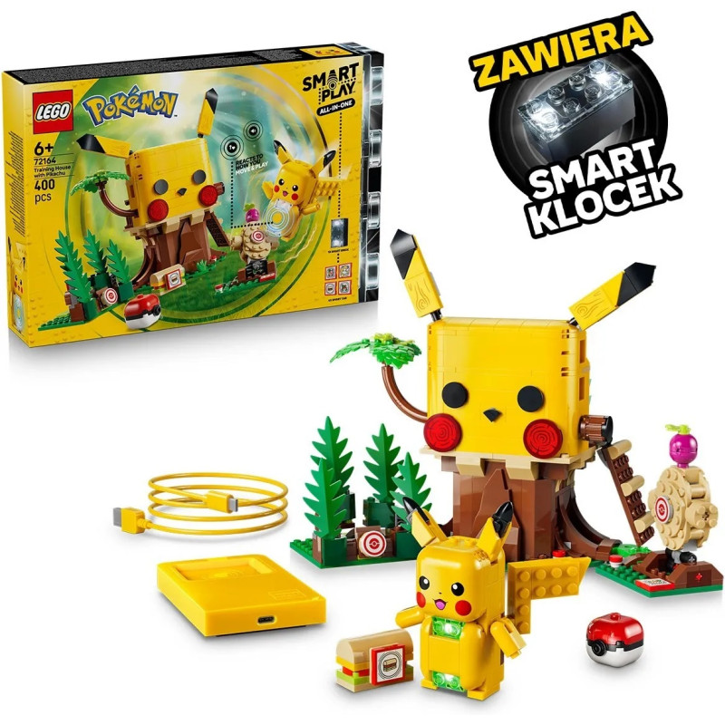 72164 LEGO Pokemon Smart Play Тренировочный домик с Пикачу