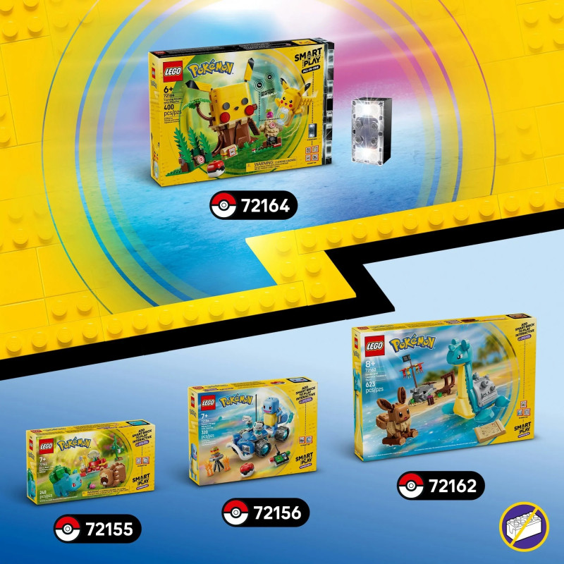72164 LEGO Pokemon Smart Play Тренировочный домик с Пикачу