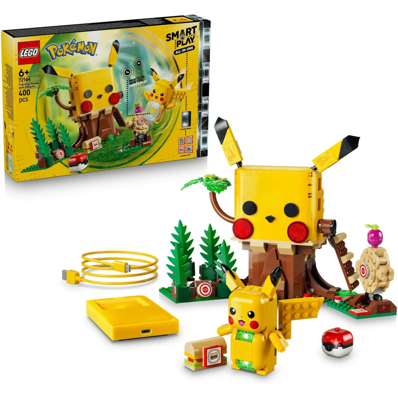 72164 LEGO Pokemon Smart Play Тренировочный домик с Пикачу