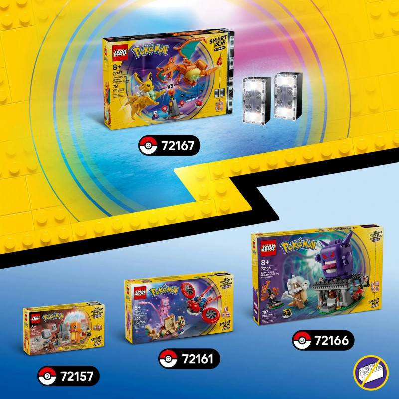 72165 LEGO Pokemon Smart Play Битва за чемпионский титул между Умбреоном и Гарчомпом